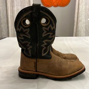 Boys size 1R Smoky Mountain leather cowboy boots